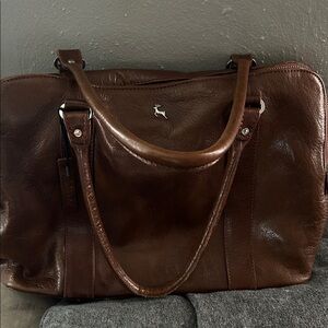 Elegant Brown Leather Bag